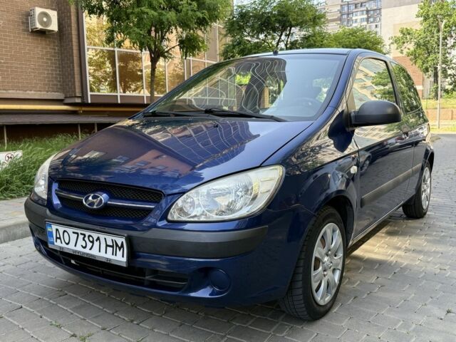 Синий Хендай Гетц, объемом двигателя 1.1 л и пробегом 163 тыс. км за 3200 $, фото 1 на Automoto.ua