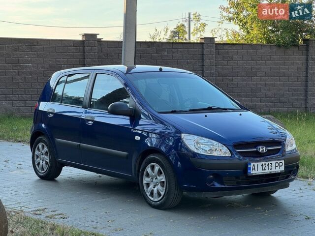 Синий Хендай Гетц, объемом двигателя 1.09 л и пробегом 209 тыс. км за 3700 $, фото 1 на Automoto.ua