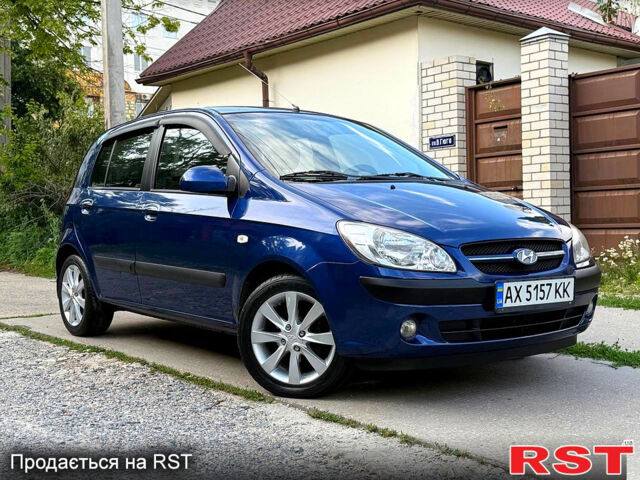 Синій Хендай Гетц, об'ємом двигуна 1.4 л та пробігом 130 тис. км за 6199 $, фото 1 на Automoto.ua