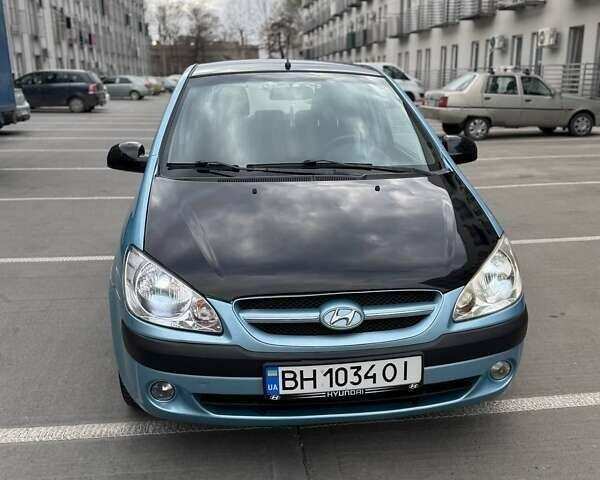 Синий Хендай Гетц, объемом двигателя 1.4 л и пробегом 240 тыс. км за 3250 $, фото 1 на Automoto.ua