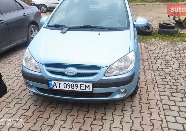 Синій Хендай Гетц, об'ємом двигуна 1.09 л та пробігом 100 тис. км за 4200 $, фото 1 на Automoto.ua
