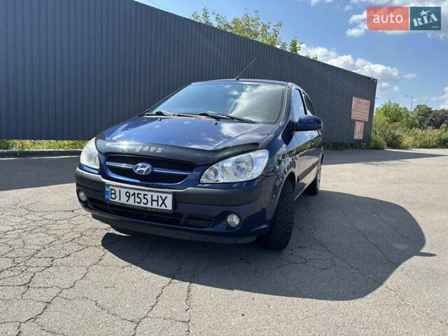 Синий Хендай Гетц, объемом двигателя 1.4 л и пробегом 167 тыс. км за 4900 $, фото 1 на Automoto.ua