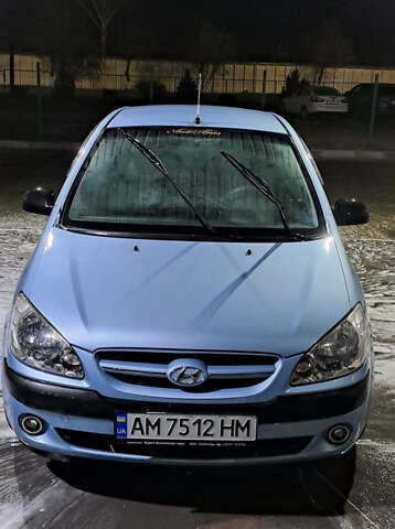 Синій Хендай Гетц, об'ємом двигуна 1.09 л та пробігом 143 тис. км за 4600 $, фото 1 на Automoto.ua