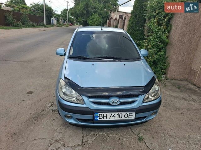 Синий Хендай Гетц, объемом двигателя 1.4 л и пробегом 309 тыс. км за 3250 $, фото 1 на Automoto.ua