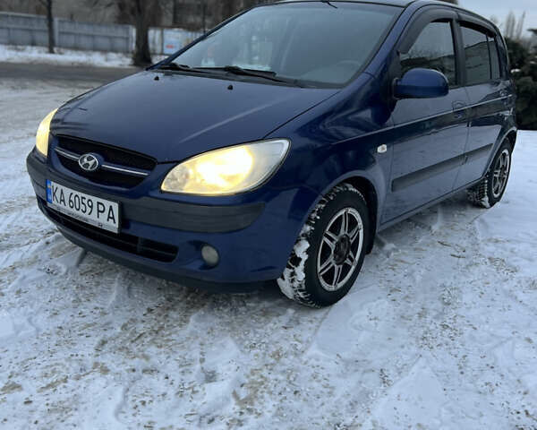 Синий Хендай Гетц, объемом двигателя 1.6 л и пробегом 177 тыс. км за 5100 $, фото 1 на Automoto.ua