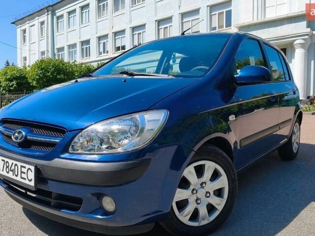 Синий Хендай Гетц, объемом двигателя 1.6 л и пробегом 165 тыс. км за 5700 $, фото 1 на Automoto.ua