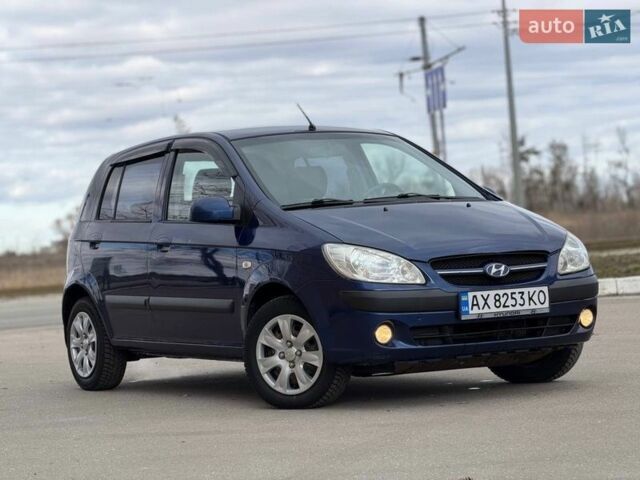 Синий Хендай Гетц, объемом двигателя 1.4 л и пробегом 180 тыс. км за 5200 $, фото 1 на Automoto.ua