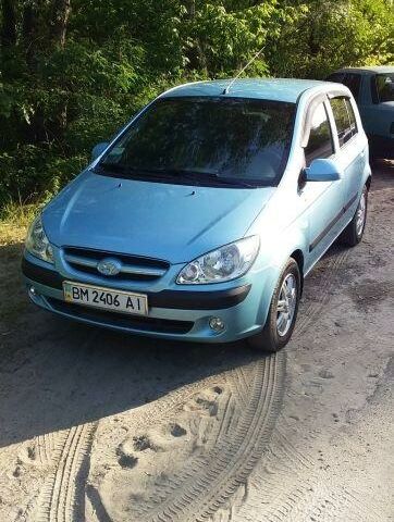 Синий Хендай Гетц, объемом двигателя 1.4 л и пробегом 109 тыс. км за 6100 $, фото 1 на Automoto.ua