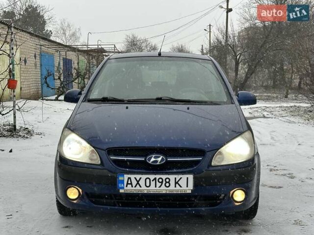 Синий Хендай Гетц, объемом двигателя 1.4 л и пробегом 170 тыс. км за 3650 $, фото 1 на Automoto.ua