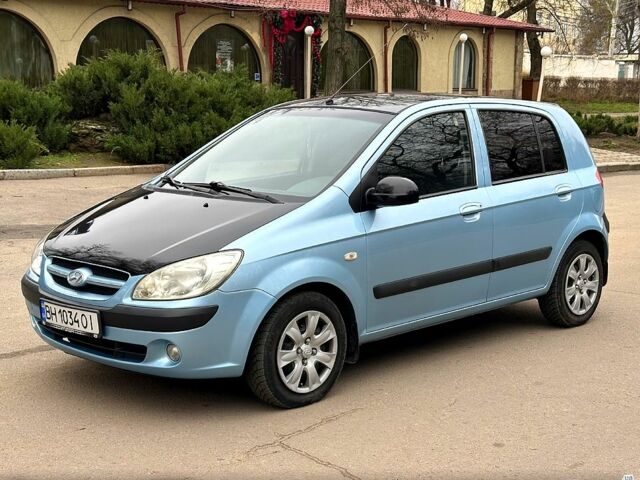Синий Хендай Гетц, объемом двигателя 1.4 л и пробегом 240 тыс. км за 4000 $, фото 1 на Automoto.ua