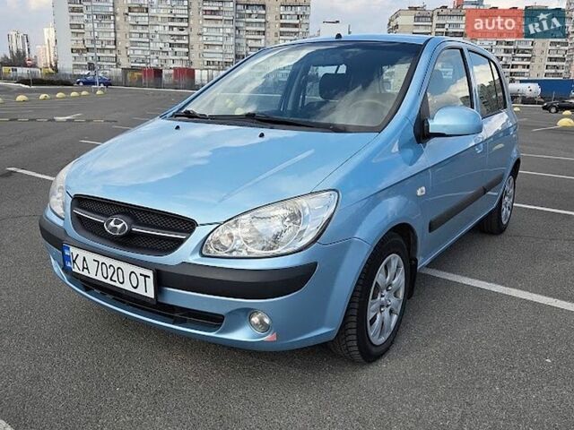 Синий Хендай Гетц, объемом двигателя 1.4 л и пробегом 141 тыс. км за 5800 $, фото 1 на Automoto.ua