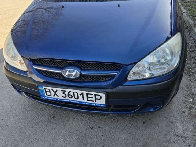 Синий Хендай Гетц, объемом двигателя 1.1 л и пробегом 144 тыс. км за 2301 $, фото 1 на Automoto.ua