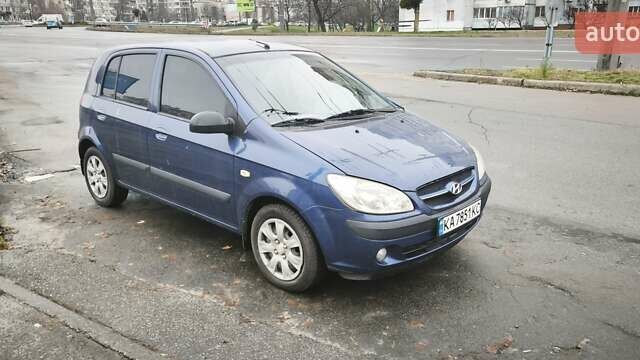 Синій Хендай Гетц, об'ємом двигуна 1.4 л та пробігом 211 тис. км за 3850 $, фото 1 на Automoto.ua