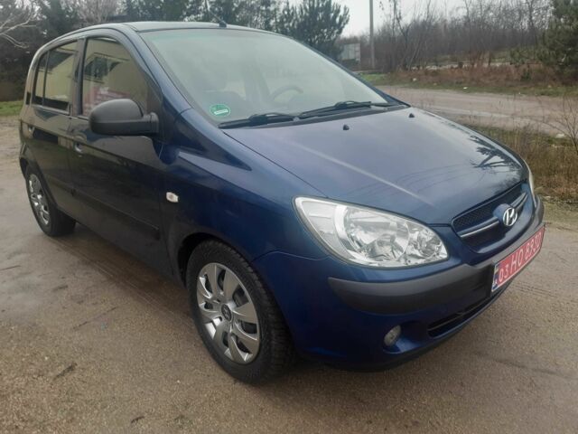 Синій Хендай Гетц, об'ємом двигуна 1 л та пробігом 176 тис. км за 4400 $, фото 1 на Automoto.ua