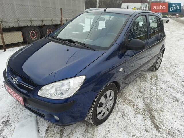 Синій Хендай Гетц, об'ємом двигуна 1.1 л та пробігом 170 тис. км за 4300 $, фото 1 на Automoto.ua