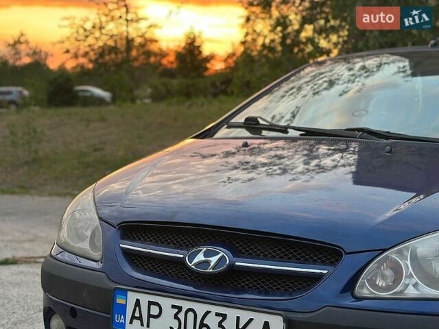 Синий Хендай Гетц, объемом двигателя 1.6 л и пробегом 164 тыс. км за 3799 $, фото 1 на Automoto.ua