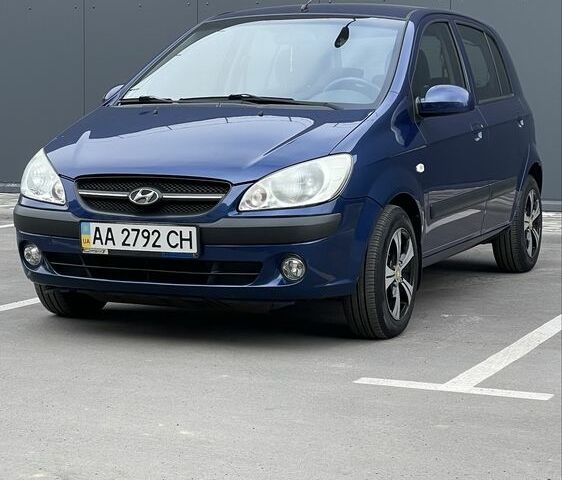 Синий Хендай Гетц, объемом двигателя 1.4 л и пробегом 100 тыс. км за 5999 $, фото 1 на Automoto.ua