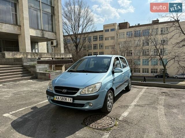 Синий Хендай Гетц, объемом двигателя 1.4 л и пробегом 182 тыс. км за 4000 $, фото 1 на Automoto.ua