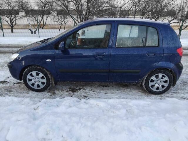 Синий Хендай Гетц, объемом двигателя 1.4 л и пробегом 43 тыс. км за 6000 $, фото 1 на Automoto.ua