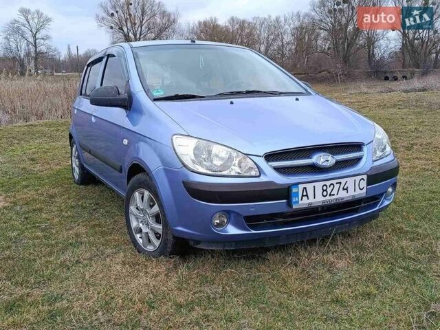 Синий Хендай Гетц, объемом двигателя 1.4 л и пробегом 257 тыс. км за 4100 $, фото 1 на Automoto.ua