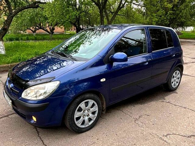 Синий Хендай Гетц, объемом двигателя 1.4 л и пробегом 179 тыс. км за 4050 $, фото 1 на Automoto.ua