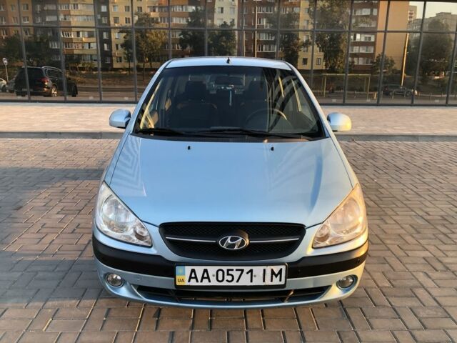 Синий Хендай Гетц, объемом двигателя 1.4 л и пробегом 165 тыс. км за 6016 $, фото 1 на Automoto.ua