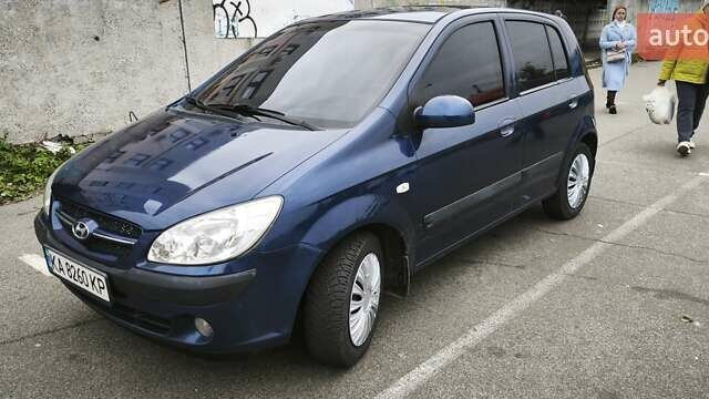 Синий Хендай Гетц, объемом двигателя 1.6 л и пробегом 208 тыс. км за 4350 $, фото 1 на Automoto.ua