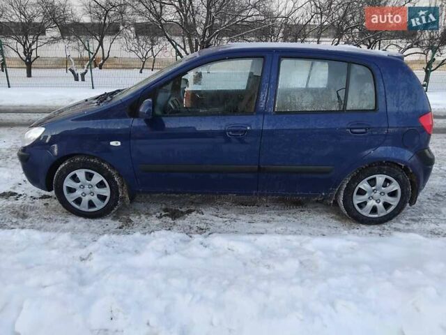 Синий Хендай Гетц, объемом двигателя 1.4 л и пробегом 43 тыс. км за 6250 $, фото 1 на Automoto.ua