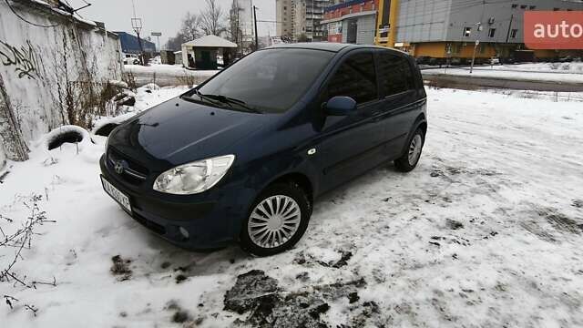 Синий Хендай Гетц, объемом двигателя 1.6 л и пробегом 211 тыс. км за 3999 $, фото 1 на Automoto.ua