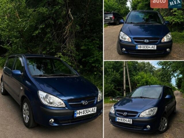 Синій Хендай Гетц, об'ємом двигуна 1.4 л та пробігом 105 тис. км за 5500 $, фото 1 на Automoto.ua