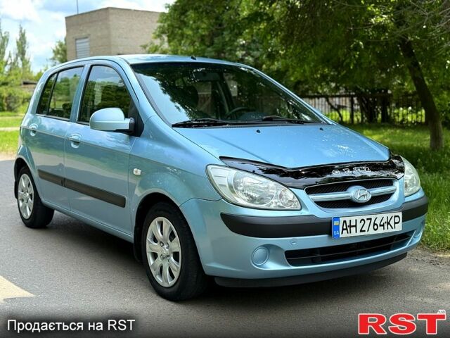Синий Хендай Гетц, объемом двигателя 1.4 л и пробегом 275 тыс. км за 3900 $, фото 1 на Automoto.ua