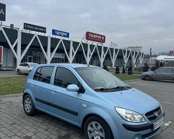 Синий Хендай Гетц, объемом двигателя 1.4 л и пробегом 112 тыс. км за 6500 $, фото 1 на Automoto.ua