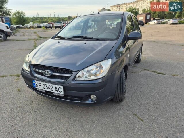 Синий Хендай Гетц, объемом двигателя 1.4 л и пробегом 220 тыс. км за 5200 $, фото 1 на Automoto.ua