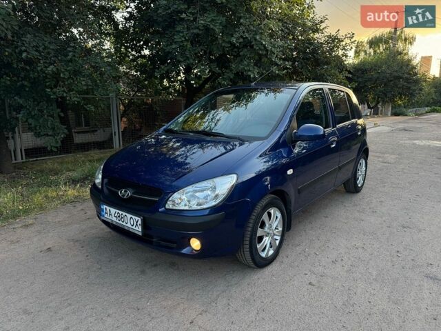 Синий Хендай Гетц, объемом двигателя 1.6 л и пробегом 171 тыс. км за 4600 $, фото 1 на Automoto.ua