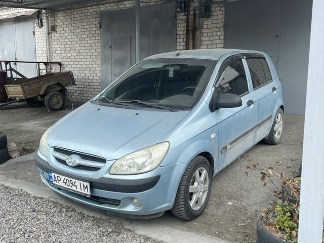 Синий Хендай Гетц, объемом двигателя 1.4 л и пробегом 320 тыс. км за 4000 $, фото 1 на Automoto.ua