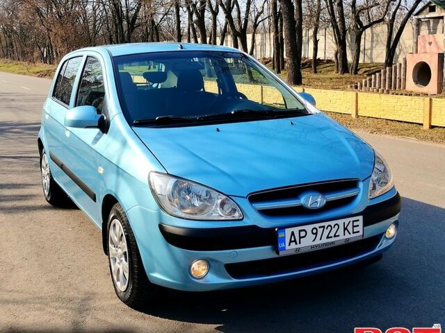 Синий Хендай Гетц, объемом двигателя 1.4 л и пробегом 225 тыс. км за 5800 $, фото 1 на Automoto.ua