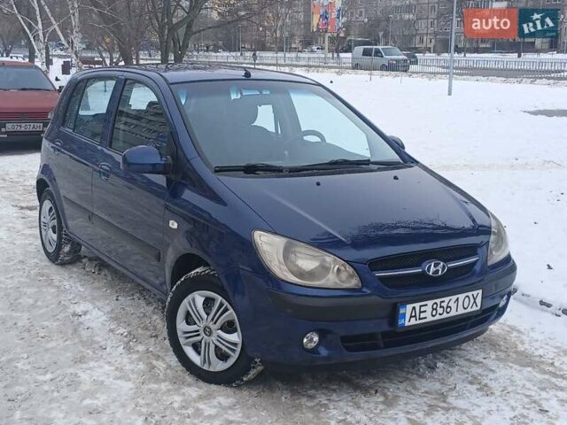 Синий Хендай Гетц, объемом двигателя 1.4 л и пробегом 210 тыс. км за 5499 $, фото 1 на Automoto.ua