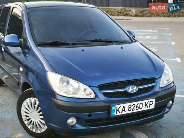 Синий Хендай Гетц, объемом двигателя 1.6 л и пробегом 211 тыс. км за 3800 $, фото 1 на Automoto.ua
