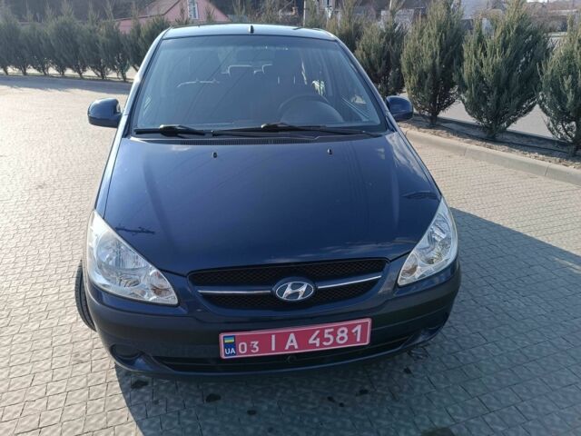 Синий Хендай Гетц, объемом двигателя 1.4 л и пробегом 230 тыс. км за 5500 $, фото 1 на Automoto.ua