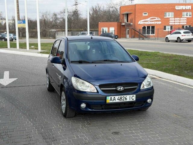 Синий Хендай Гетц, объемом двигателя 1.4 л и пробегом 182 тыс. км за 3500 $, фото 1 на Automoto.ua