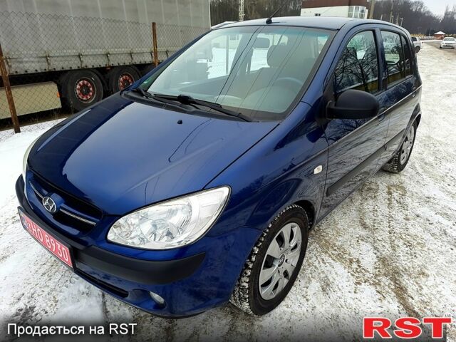 Синій Хендай Гетц, об'ємом двигуна 1.1 л та пробігом 0 тис. км за 4450 $, фото 1 на Automoto.ua