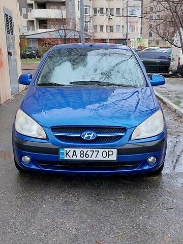 Синий Хендай Гетц, объемом двигателя 1.4 л и пробегом 214 тыс. км за 3615 $, фото 1 на Automoto.ua