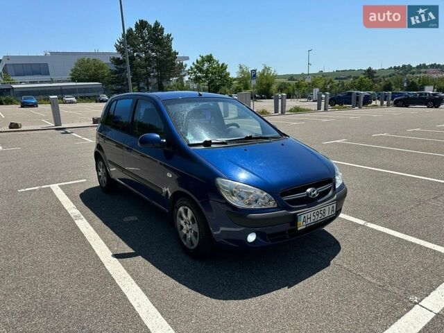 Синий Хендай Гетц, объемом двигателя 1.4 л и пробегом 174 тыс. км за 4350 $, фото 1 на Automoto.ua