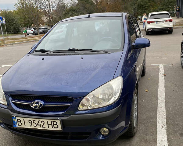 Синий Хендай Гетц, объемом двигателя 1.4 л и пробегом 126 тыс. км за 5800 $, фото 1 на Automoto.ua