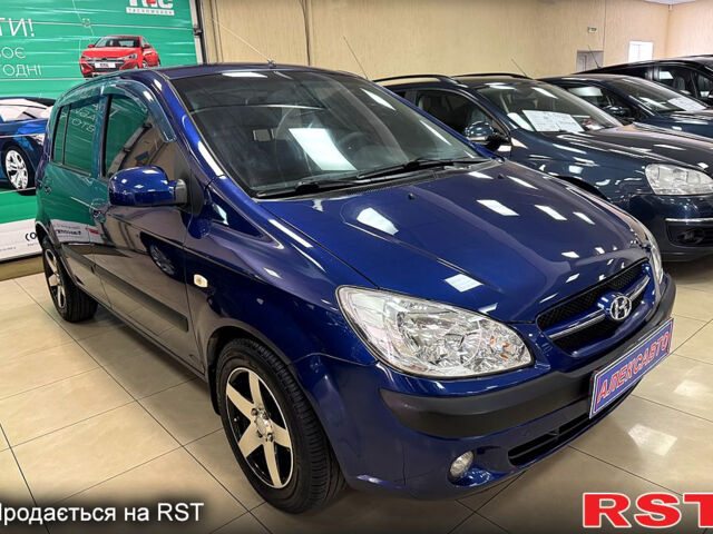 Синий Хендай Гетц, объемом двигателя 1.4 л и пробегом 127 тыс. км за 6400 $, фото 1 на Automoto.ua