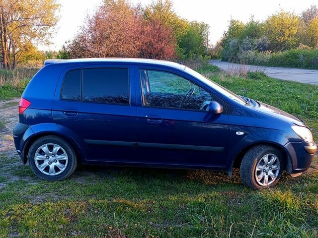 Синий Хендай Гетц, объемом двигателя 1.4 л и пробегом 0 тыс. км за 3500 $, фото 1 на Automoto.ua