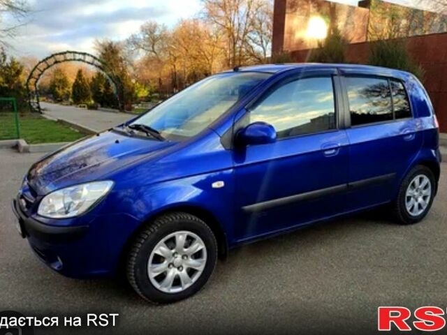 Синий Хендай Гетц, объемом двигателя 1.4 л и пробегом 1000 тыс. км за 5500 $, фото 1 на Automoto.ua