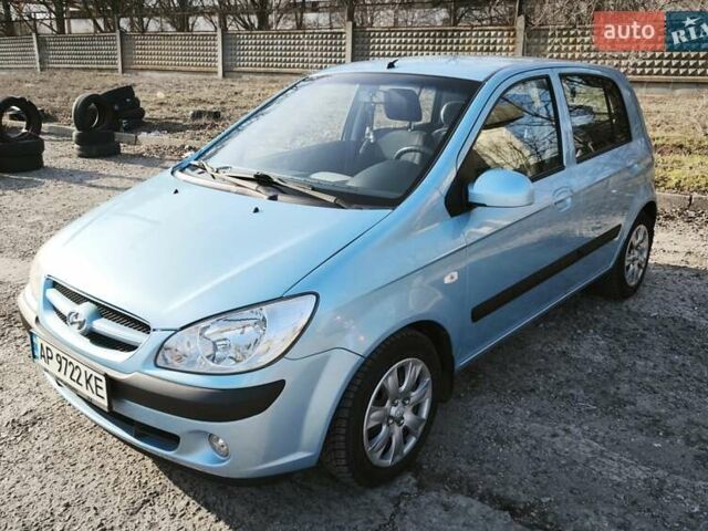 Синий Хендай Гетц, объемом двигателя 1.4 л и пробегом 225 тыс. км за 5400 $, фото 1 на Automoto.ua