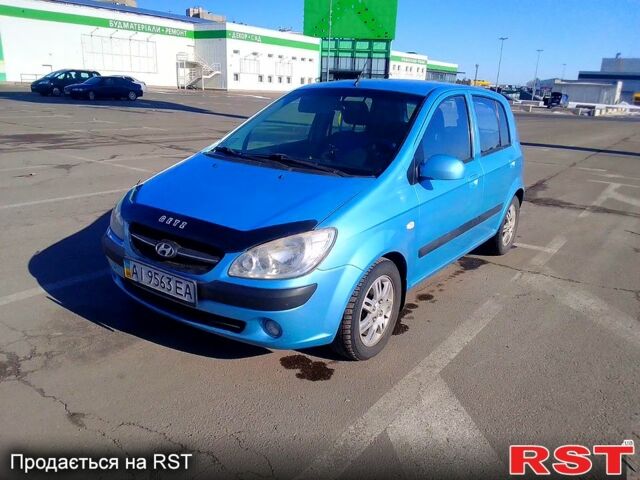 Синий Хендай Гетц, объемом двигателя 1.6 л и пробегом 267 тыс. км за 5700 $, фото 1 на Automoto.ua