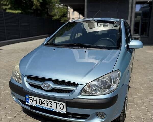 Синий Хендай Гетц, объемом двигателя 1.4 л и пробегом 123 тыс. км за 5800 $, фото 1 на Automoto.ua